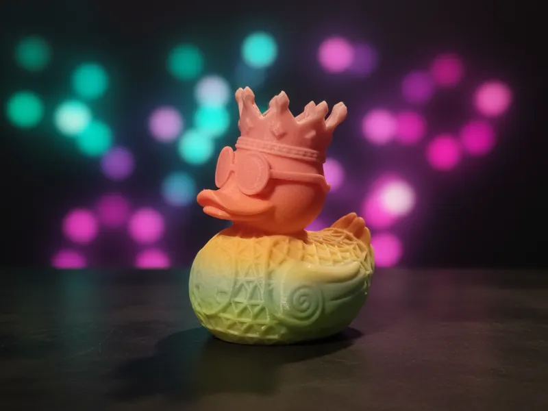 Geometric King Rubber/Jeep Duck