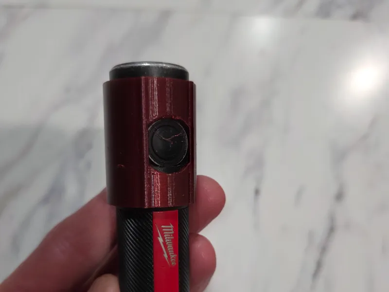 Milwaukee Flashlight Button Protector