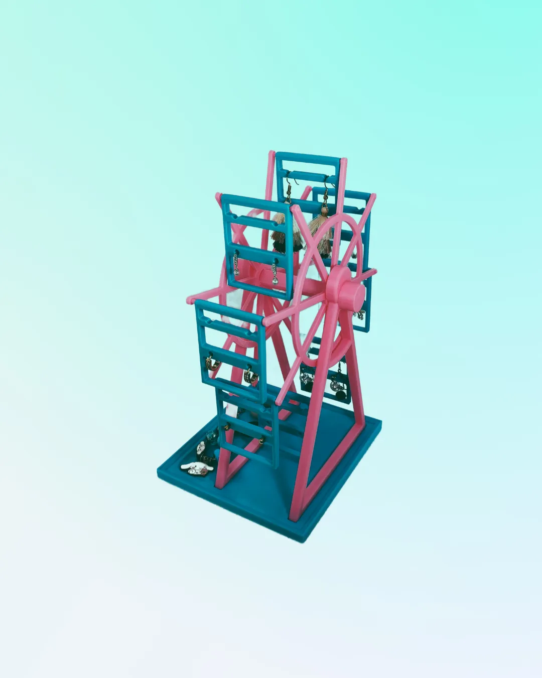 Ferris Wheel Earrings Display view 3