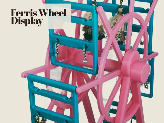 Ferris Wheel Earrings Display