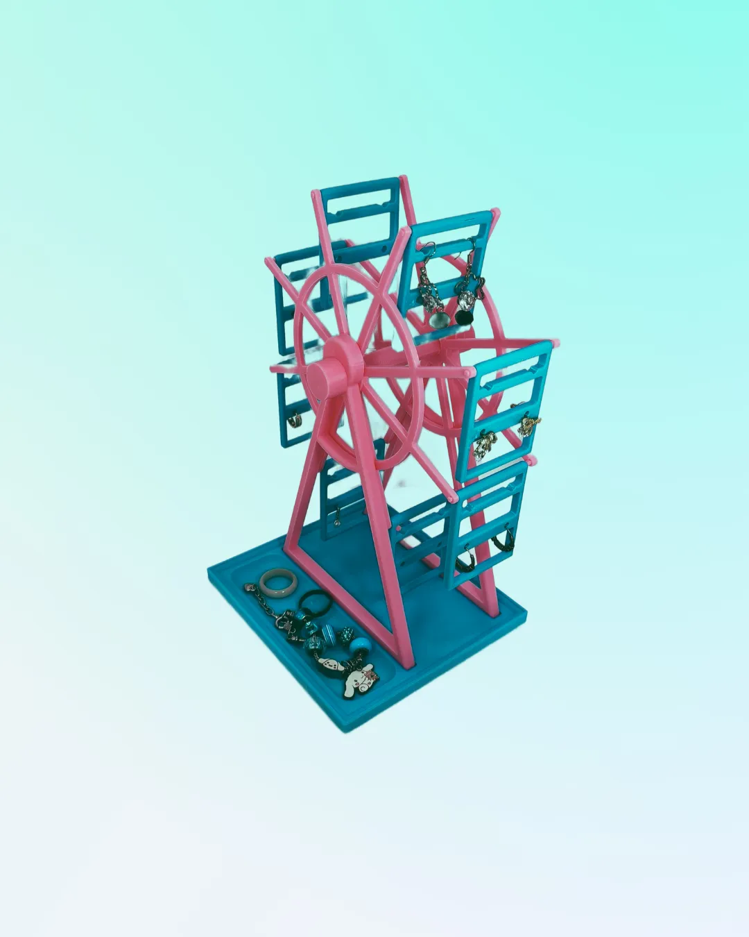 Ferris Wheel Earrings Display view 2