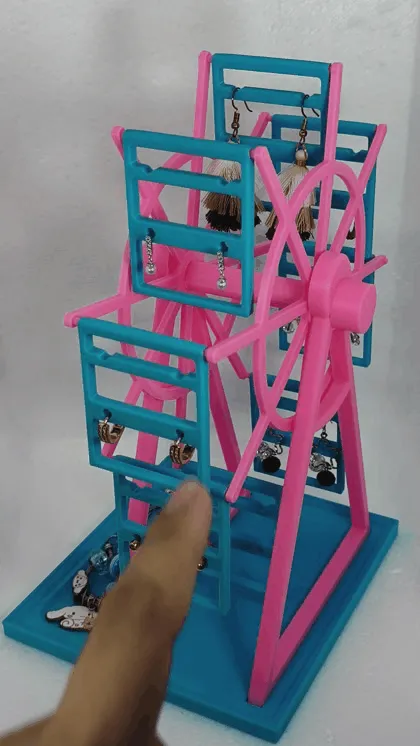 Ferris Wheel Earrings Display view 4