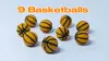 9 Mini Basketballs