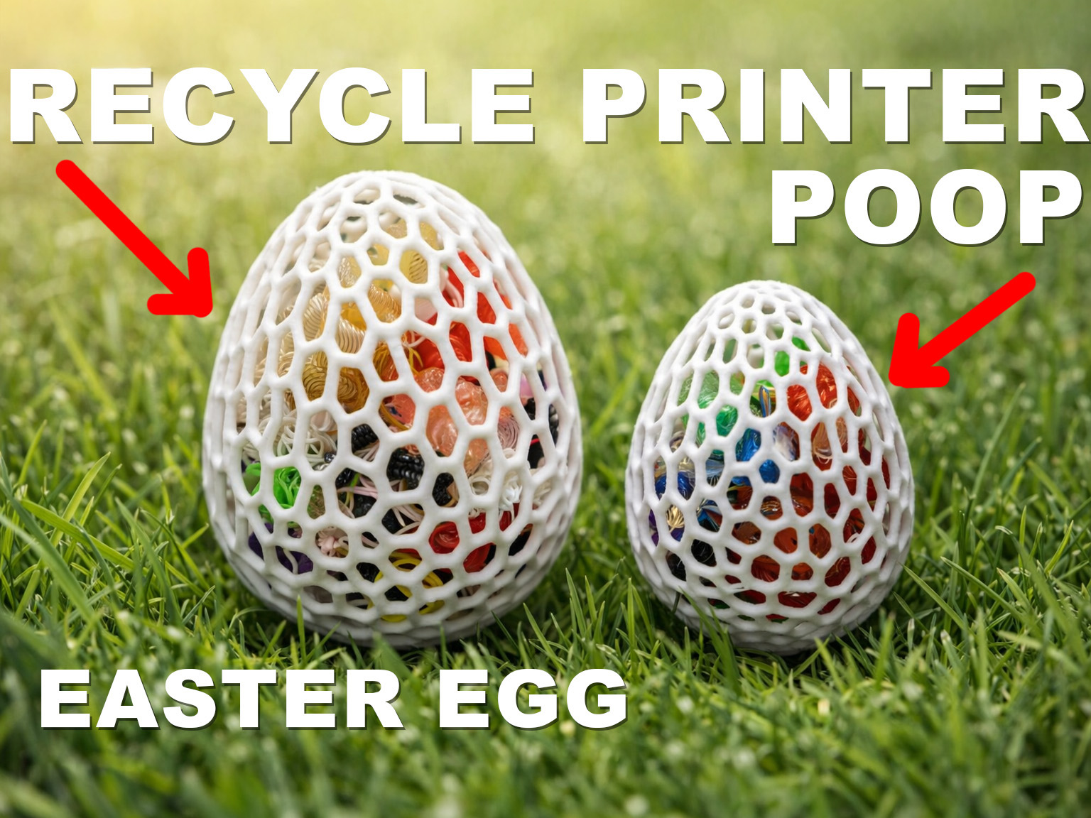 Easter Egg Voronoi – Printer Poop Recycling
