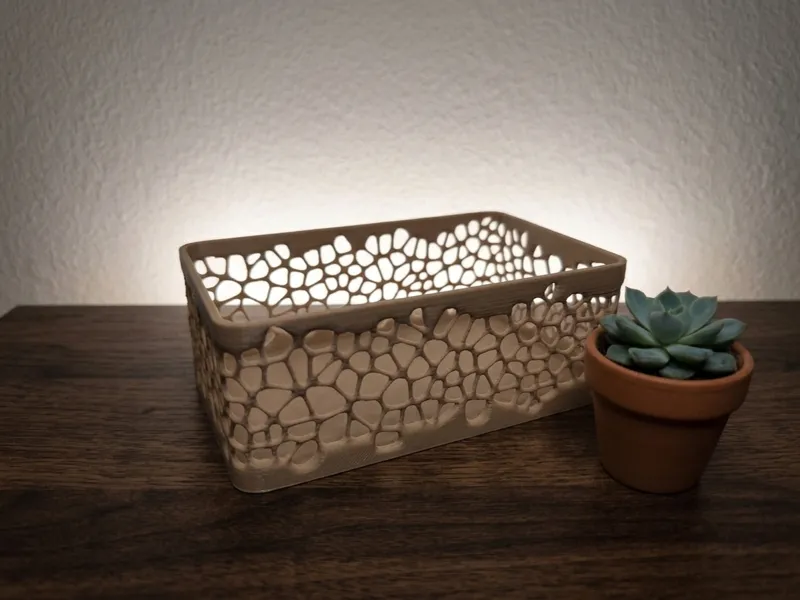 Square Voronoi Mesh Bowl (4 sizes)