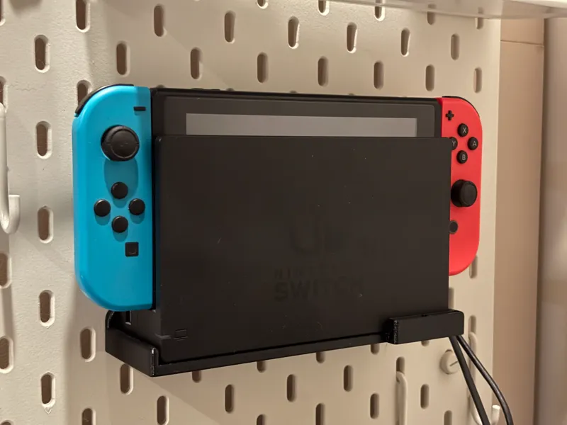 IKEA Skadis Nintendo Switch Dock Stand