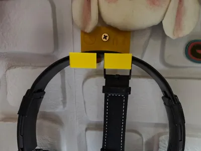 Dual Headphone and Smartwatch Holder (WALL)