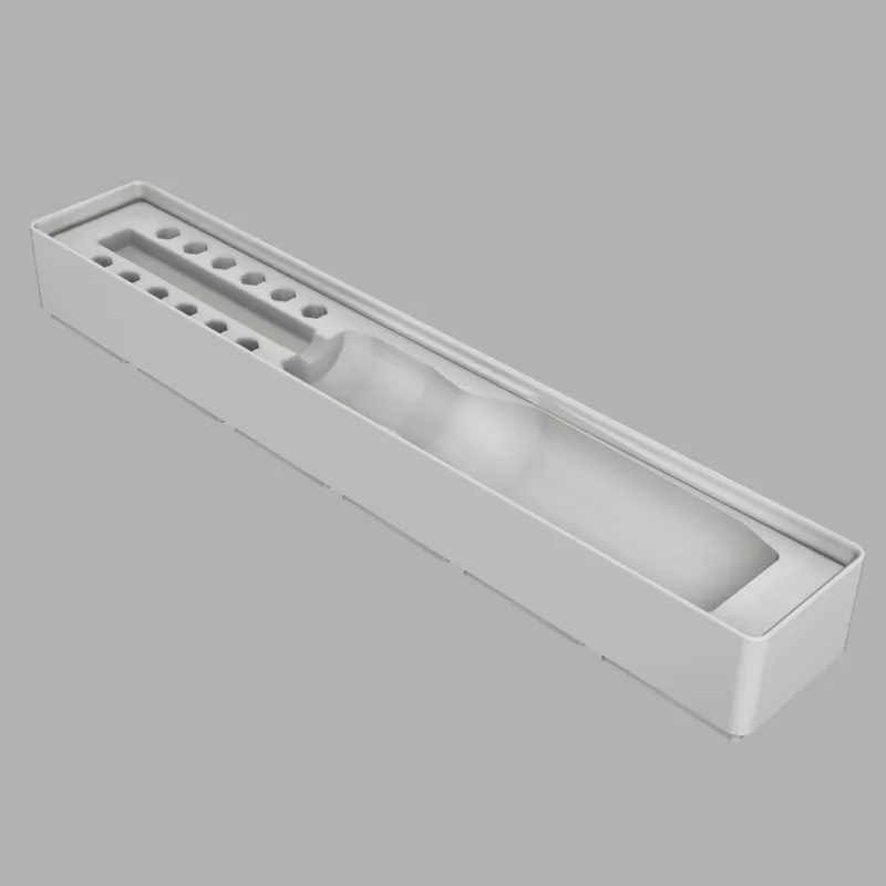 Gridfinity LTT Screwdriver Tray (6x1 - No Magnet Holes)