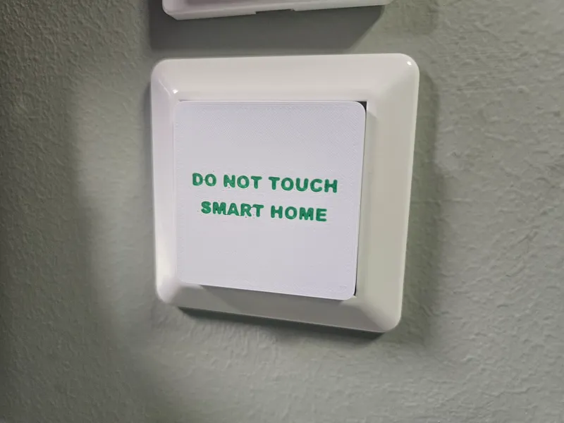 European Light Switch Guard / Cover – Custom Text