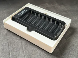 Gridfinity POWEROWL Battery Charger Shadow Tray