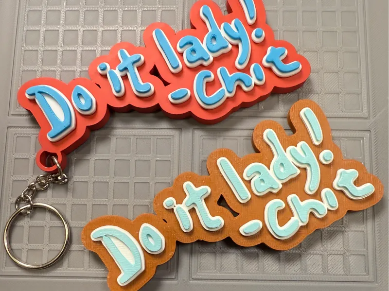DO IT LADY - CHIT Keychain