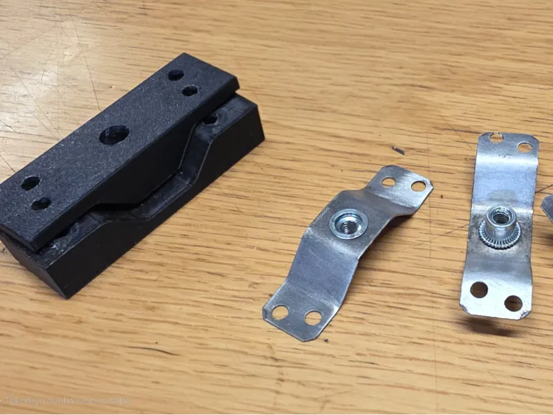 Sheet metal bracket press