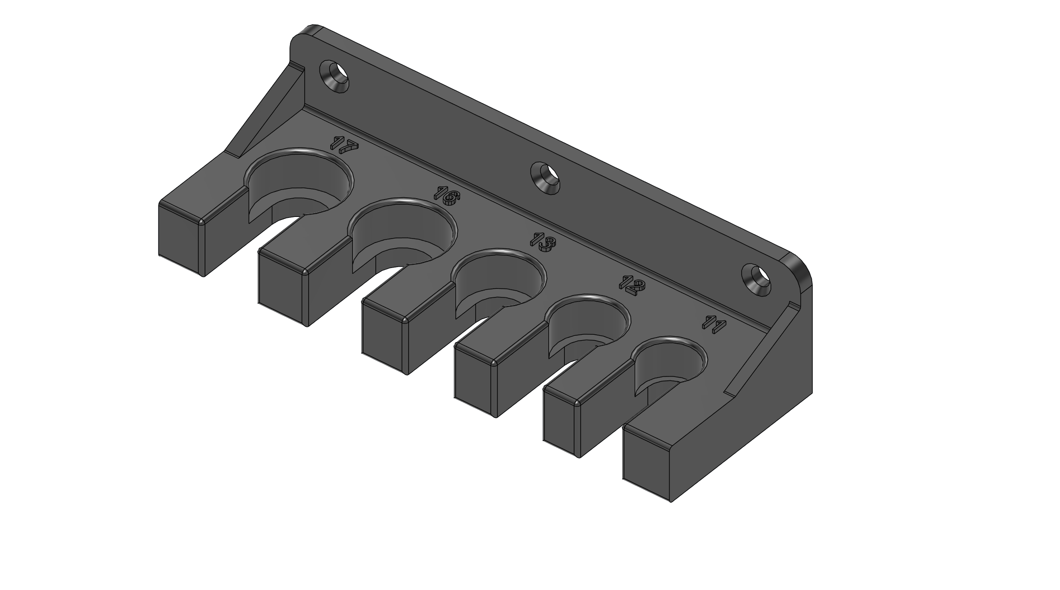 Miniatura 4 do modelo 3D Support Clef à Pipe (Angled-socket wrench) FACOM