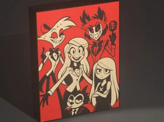 Hazbin Hotel Lightbox / Lamp