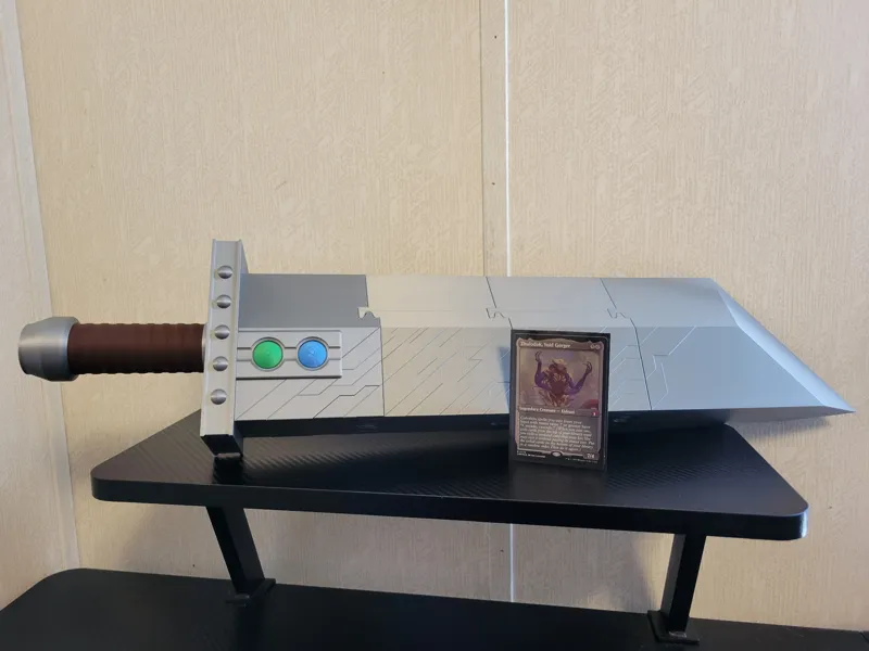 FF7 Buster Sword MTG Commander Deck Box (Updated)