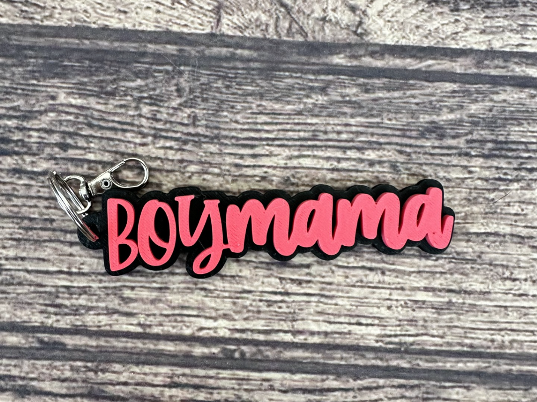 Boy Mama keychain