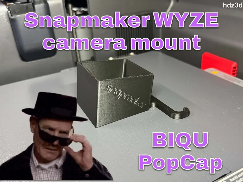 Snapmaker BIQU PopCap Camera Mount