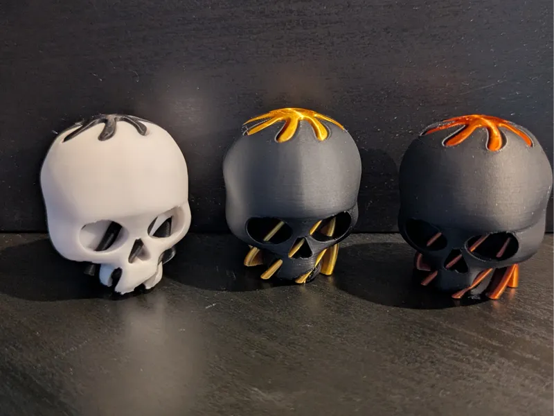 Skull Spiral Fidget