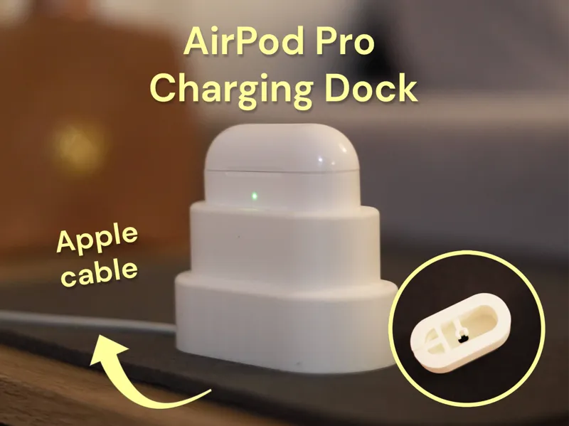 Airpod Pro Charging Dock Lightning Cable