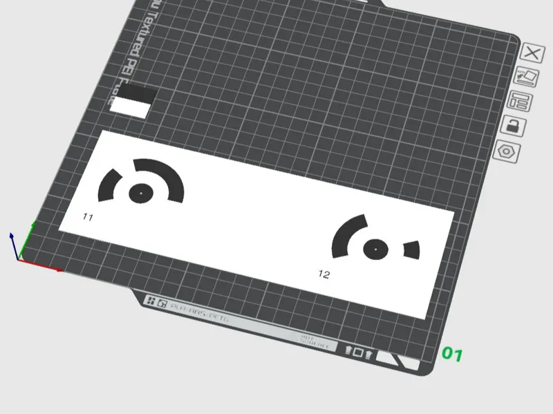 photogrammetry scale bar 15 cm (11-12 number)