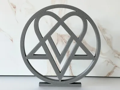 Ville Vallo VV HIM Heartagram logo decoration