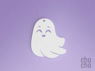 Ghost V (One Color) Keychain or Earring