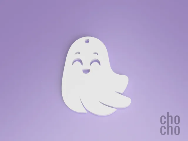 Ghost V (One Color) Keychain or Earring
