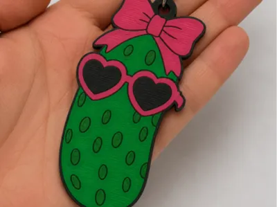 Pickle sunglass Can Opener Keychain Nail Saver