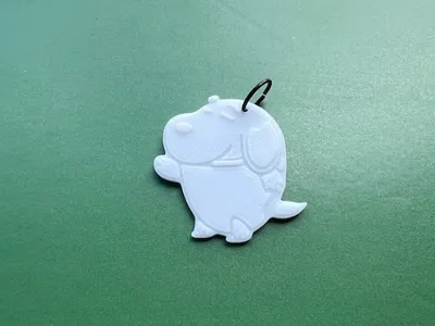 Dog keychain