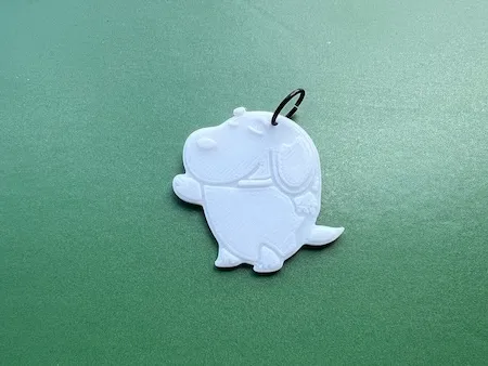 Dog keychain