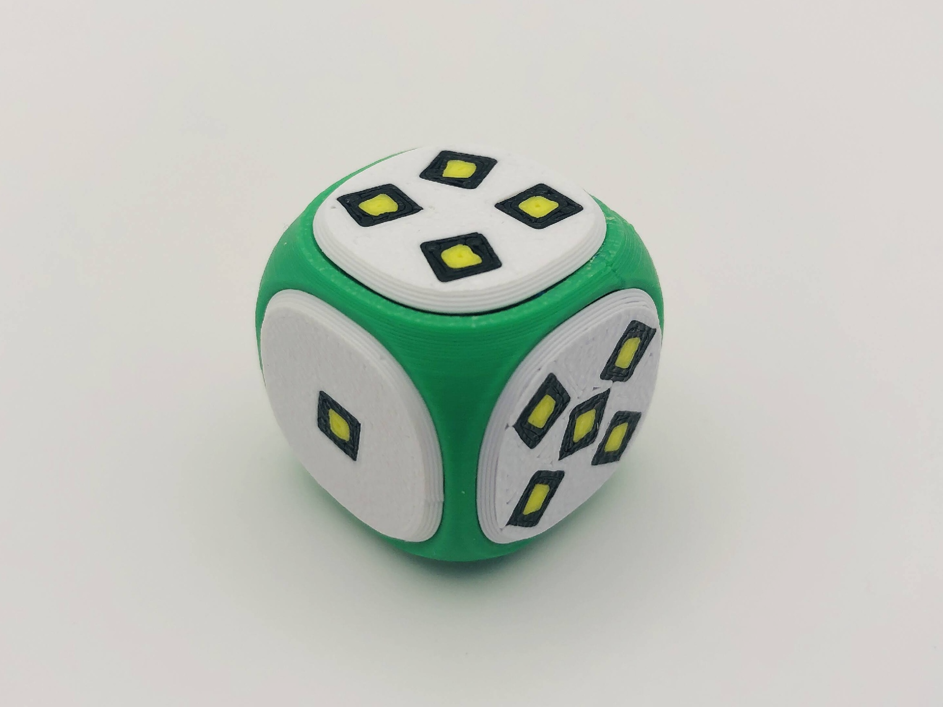 Square-dotted faces for party dice (MDS 23mm)