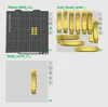 Every piece in 3 bases - 0.16mm layer, 2 walls, 10% infill