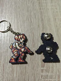 Nadia keychain/ pin badge