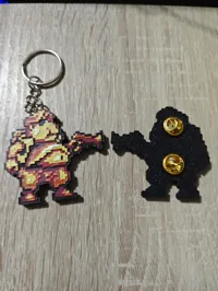 Big Tarma keychain/ pin badge