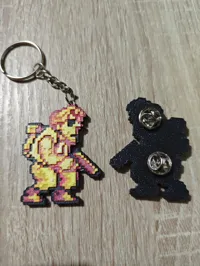 Tarma keychain/ pin badge