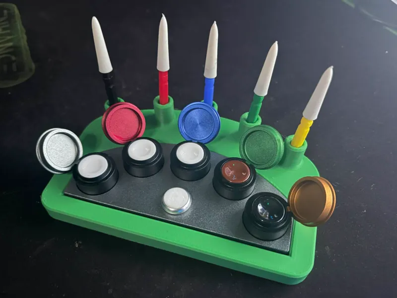 Watch oiling holder for watch making