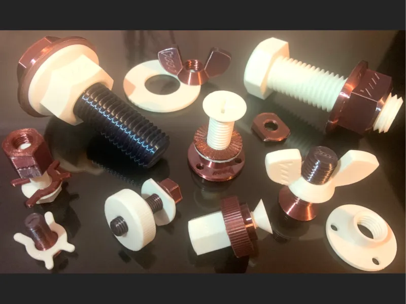 STL Hardware Parts - Imperial Nuts Bolts & Washers
