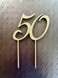 Décoration de gâteau « 50 ans » — photo 2
