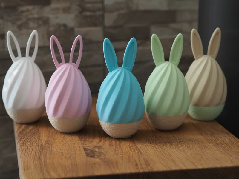 Easter Bunny Egg – Fillable Candy Container