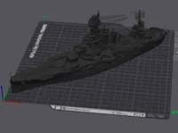 Maquette du cuirassé USS Texas — photo 2