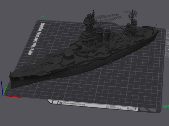 Maquette du cuirassé USS Texas