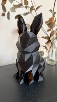 Low Poly Easter Bunny