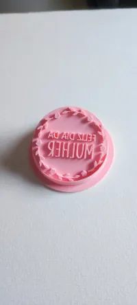Emporte-pièce et tampon biscuit Bonne Fête des Femmes — photo 3
