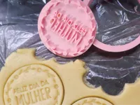 Emporte-pièce et tampon biscuit Bonne Fête des Femmes — photo 2