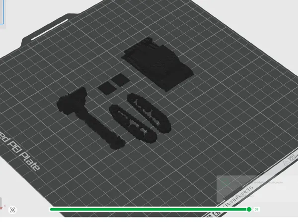 Maquette de char ZIS-30 remaniée