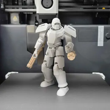 Figura decorativa: QF-V4 [RHINO] Power Armor Action Figure — vista de referencia 5