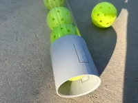 Pickleball Pickup Tube, compliant mechanism