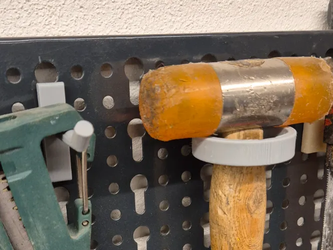 Ganci per pannello forato porta attrezzi