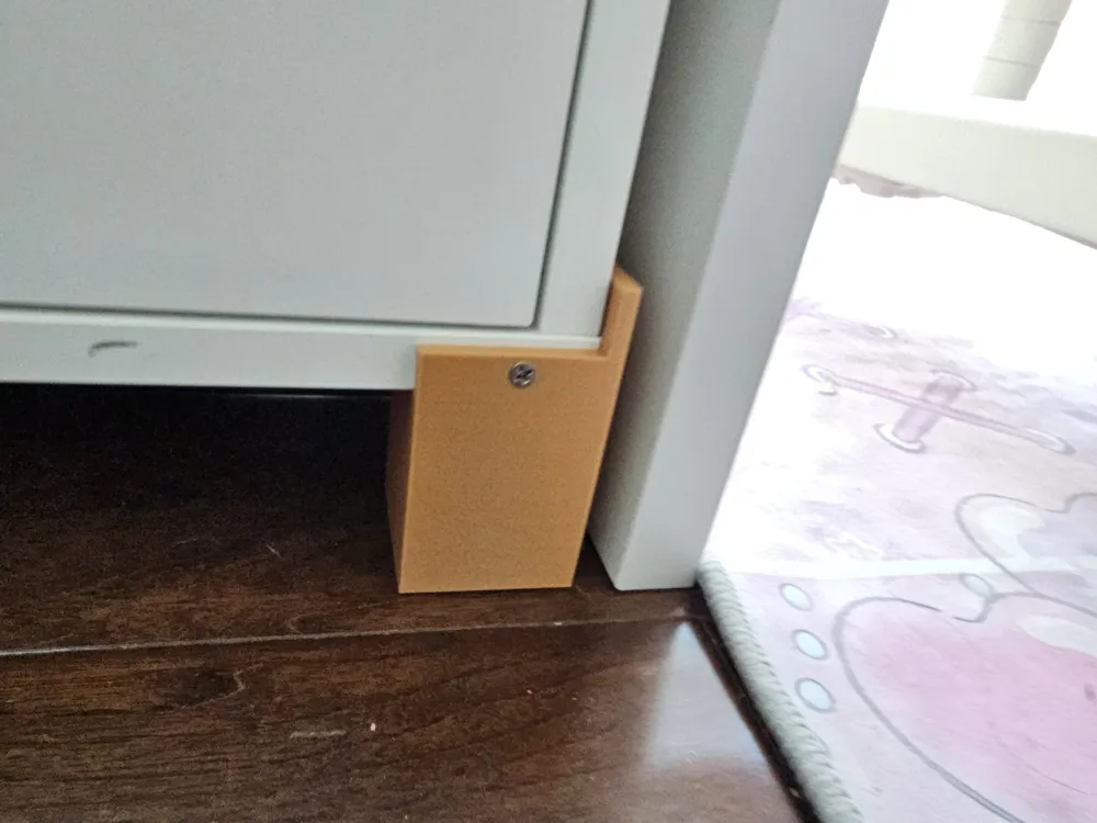 Office Riser Foot Cabinet or Drawer Unit Riser Feet - Free 3D Print Model - MakerWorld