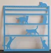 Cats stand